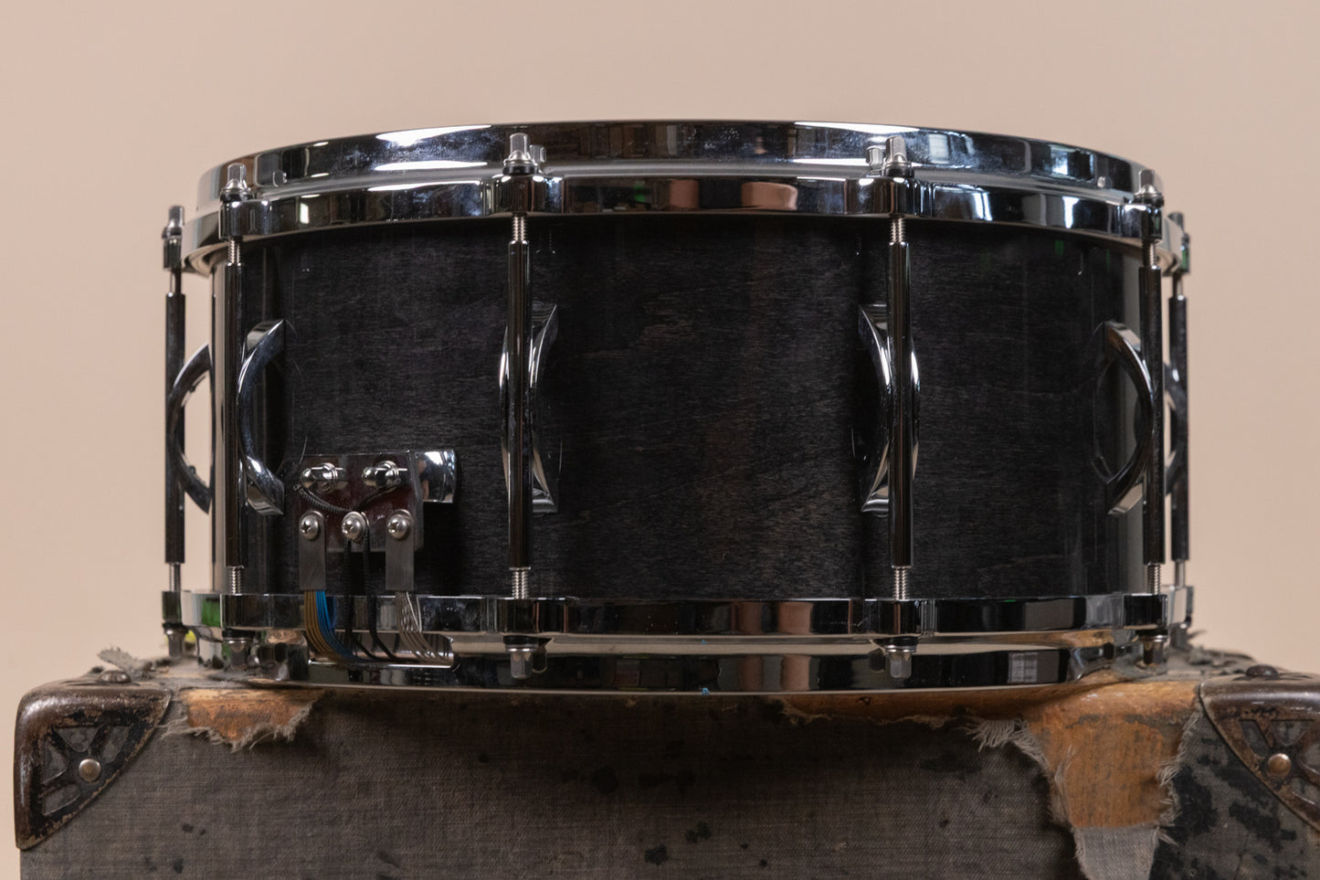 Black Swamp 6.5x14 Soundart Concert Black Snare Drum