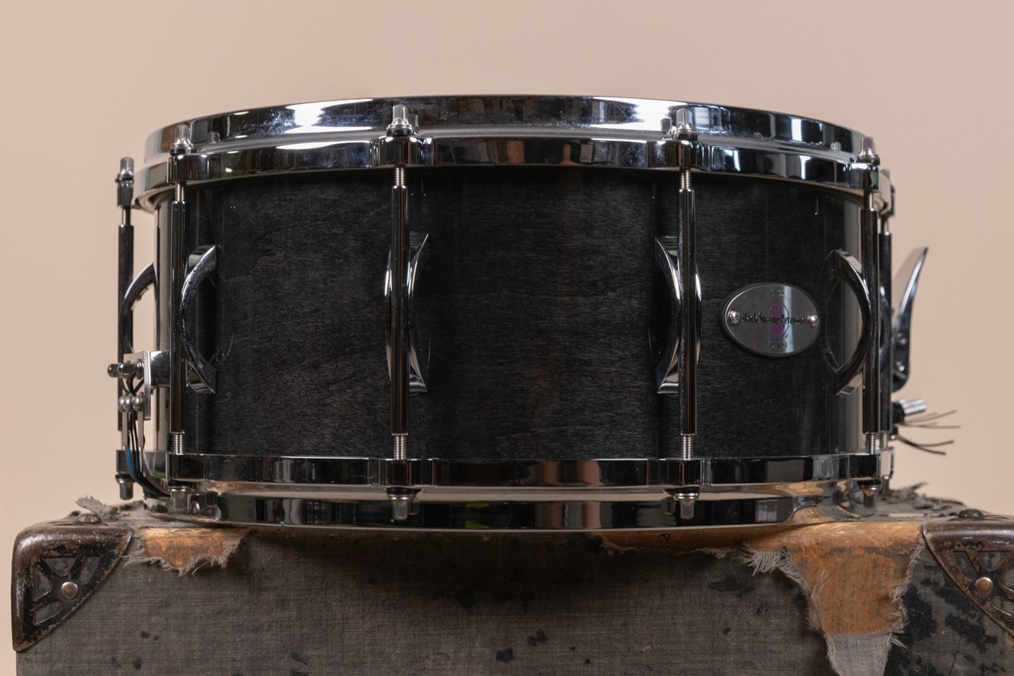 Black Swamp 6.5x14 Soundart Concert Black Snare Drum