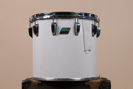 1980s Ludwig 13x14" White Cortex Concert Tom