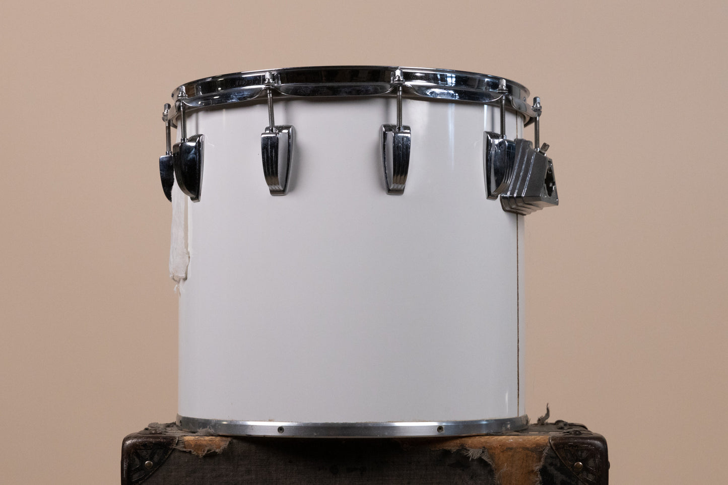 1980s Ludwig 13x14" White Cortex Concert Tom