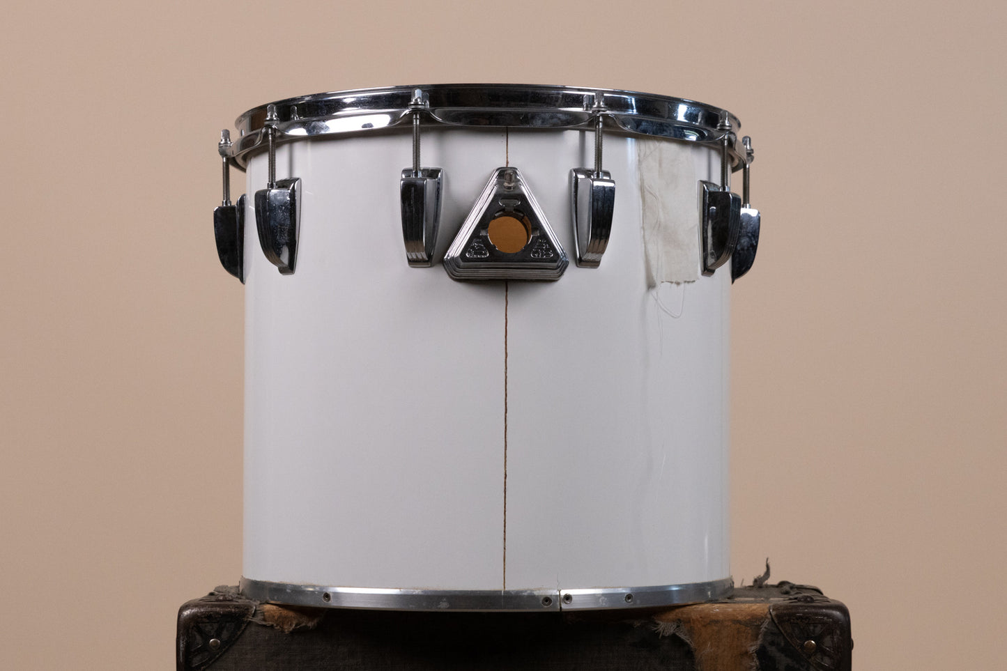 1980s Ludwig 13x14" White Cortex Concert Tom