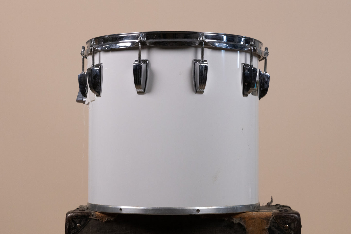 1980s Ludwig 13x14" White Cortex Concert Tom