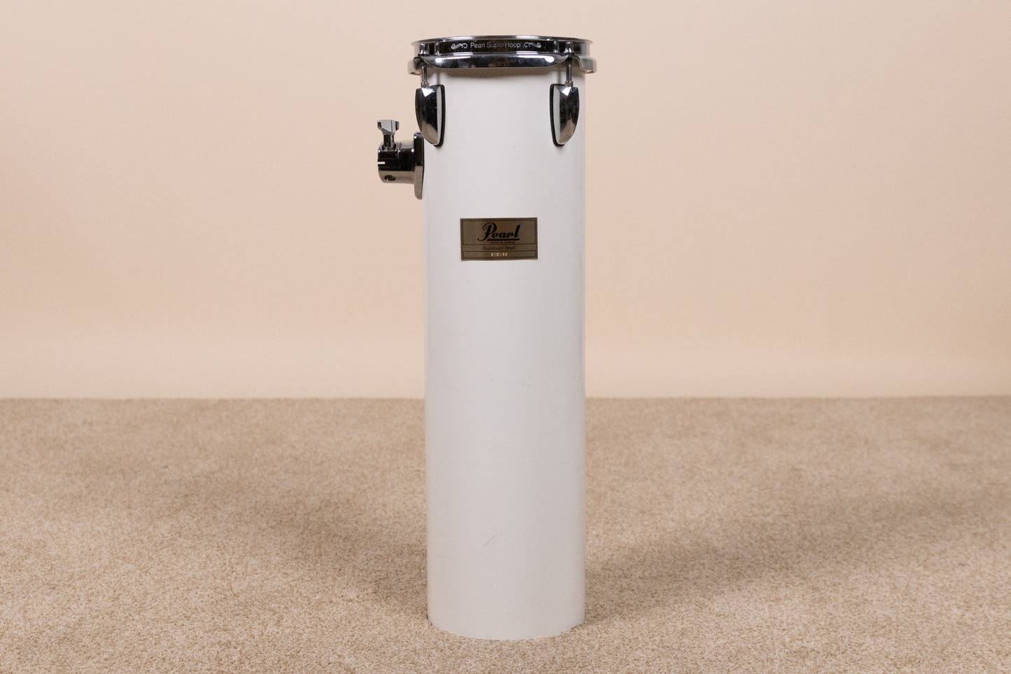 Pearl 6x21 Arctic White Aluminum Rocket Tom