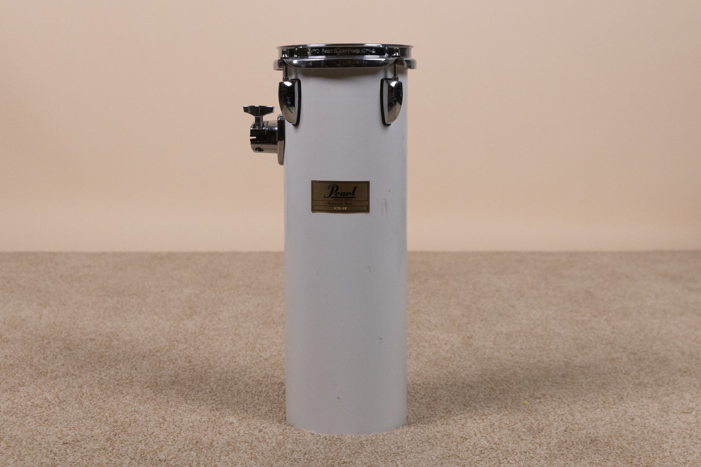 Pearl 6x18 Arctic White Aluminum Rocket Tom