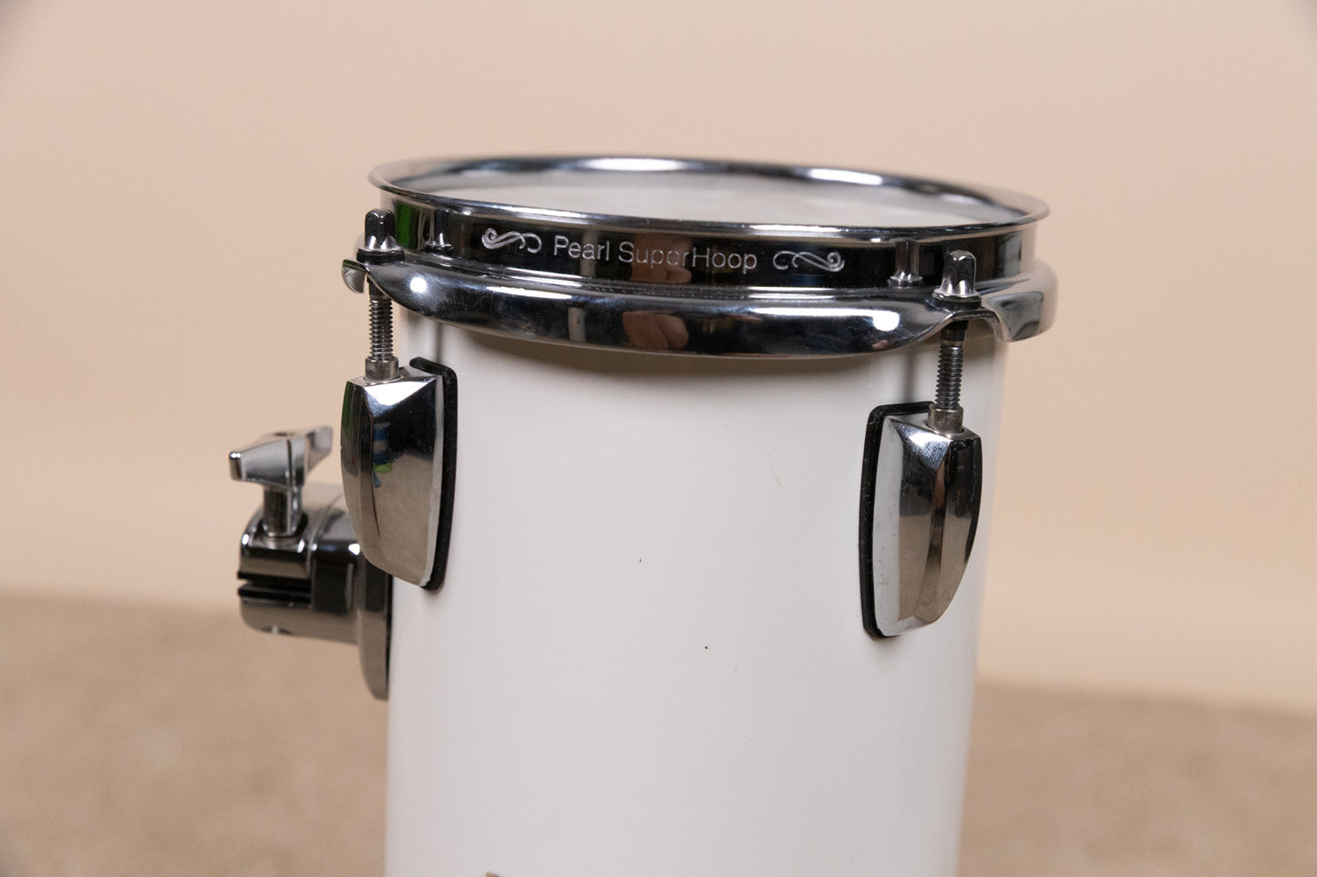 Pearl 6x21 Arctic White Aluminum Rocket Tom