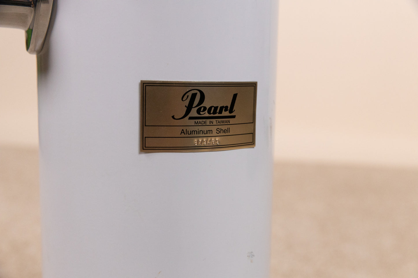 Pearl 6x18 Arctic White Aluminum Rocket Tom