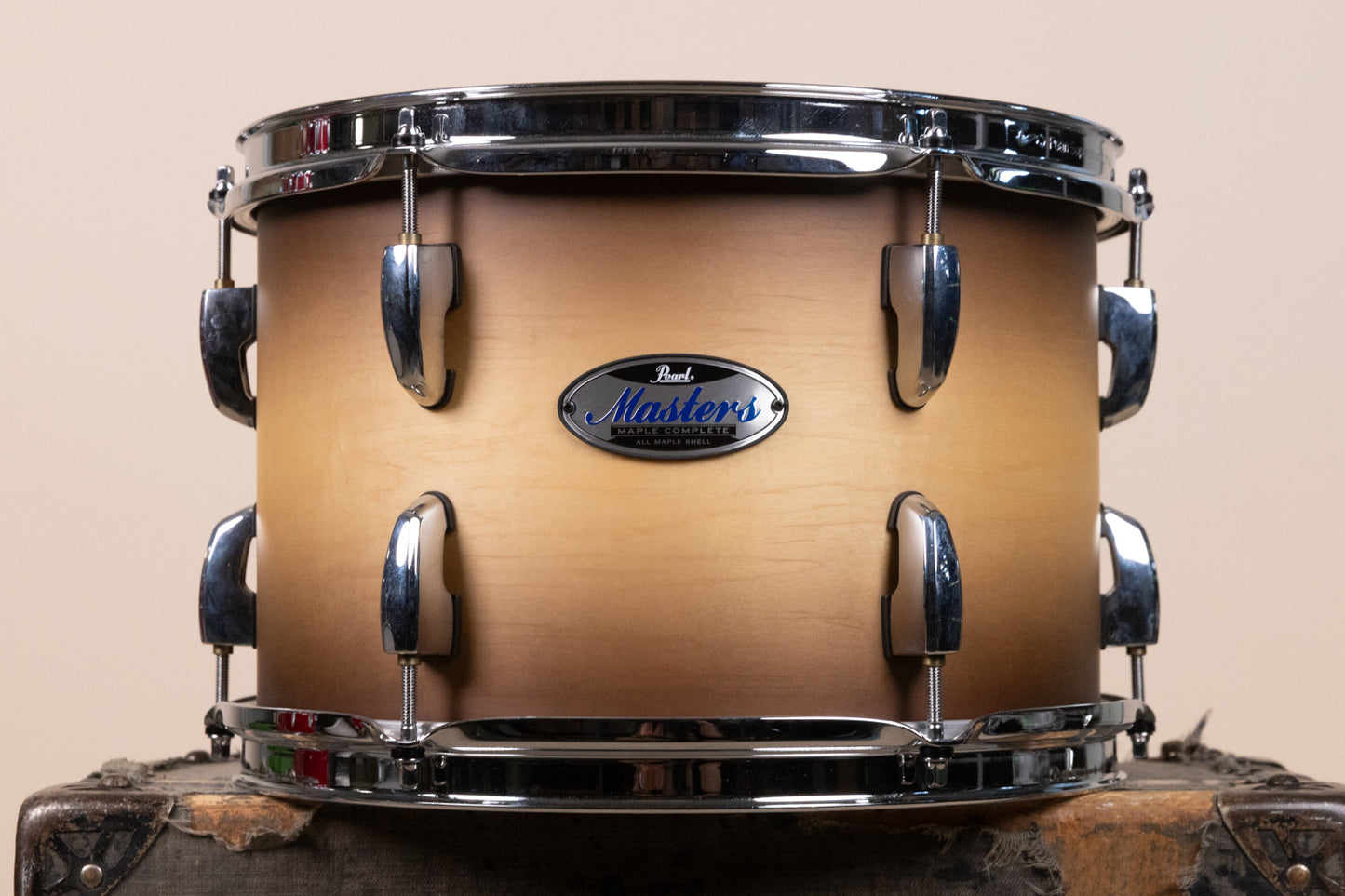 Pearl Masters Maple Complete 8x12 Satin Natural Burst Tom