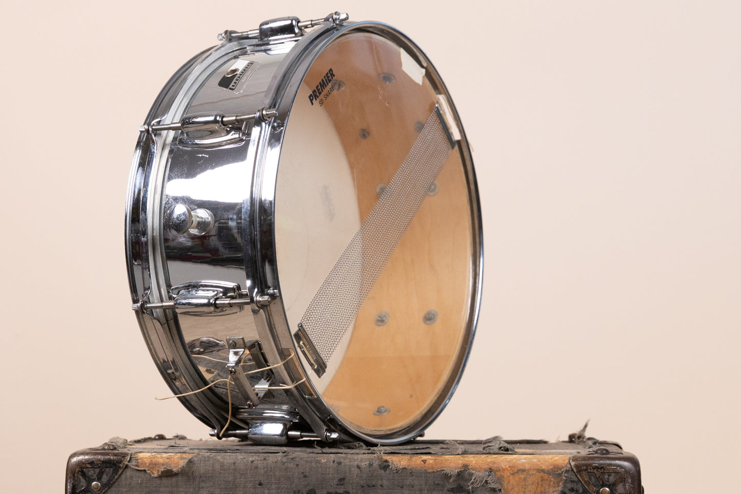 1990s Ludwig 5x14 LR-717 Rocker Snare Drum