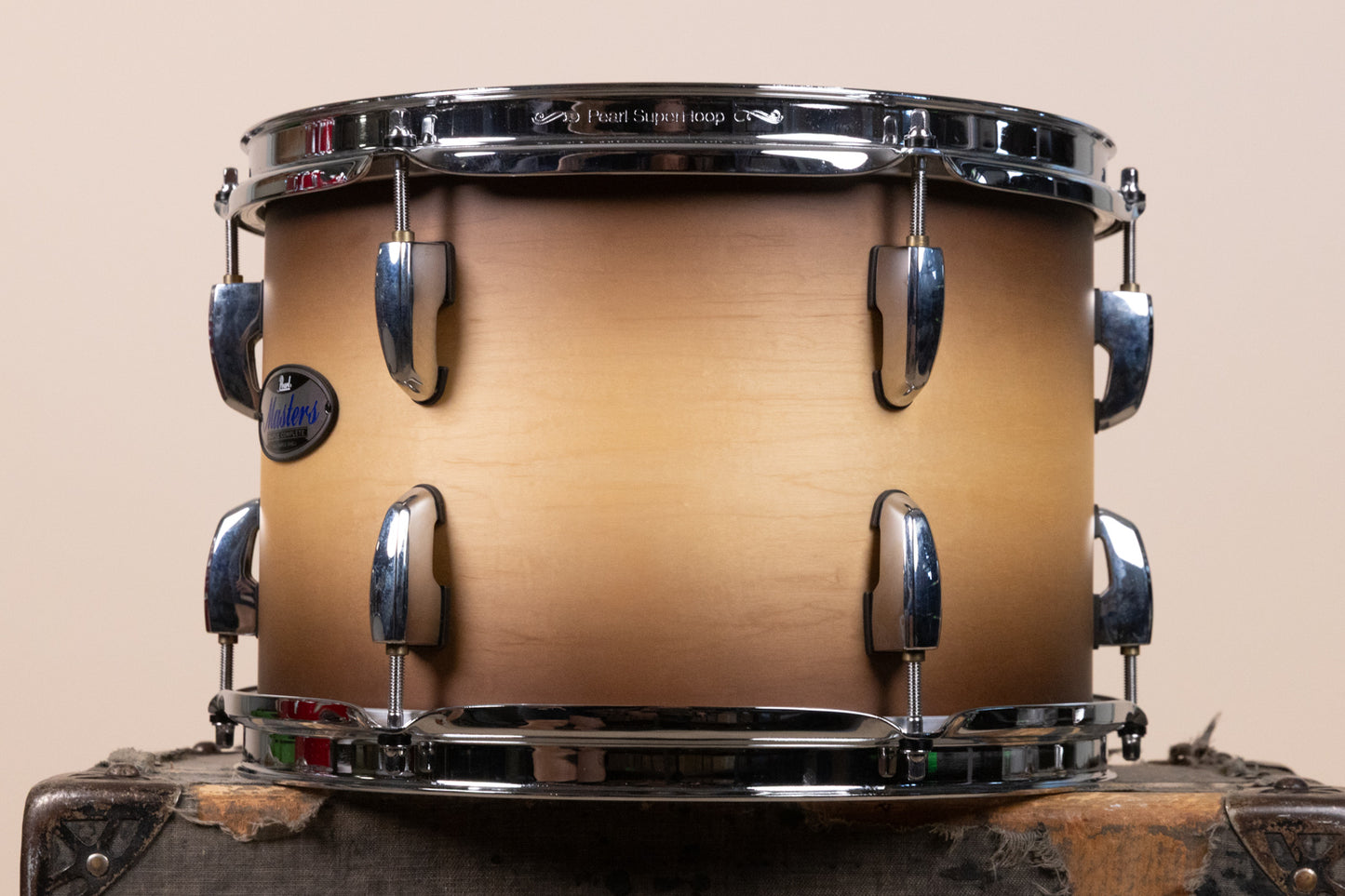 Pearl Masters Maple Complete 8x12 Satin Natural Burst Tom