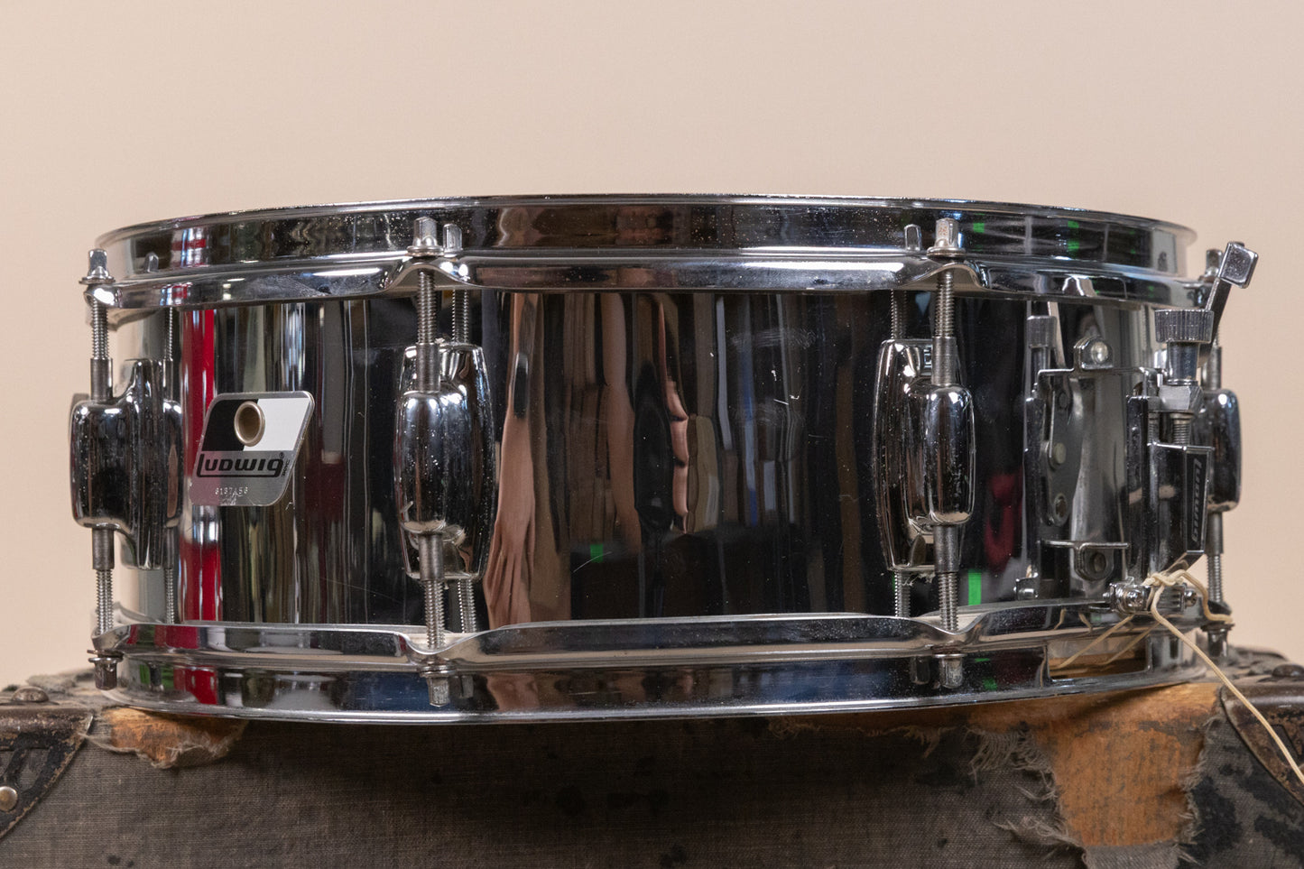 1990s Ludwig 5x14 LR-717 Rocker Snare Drum