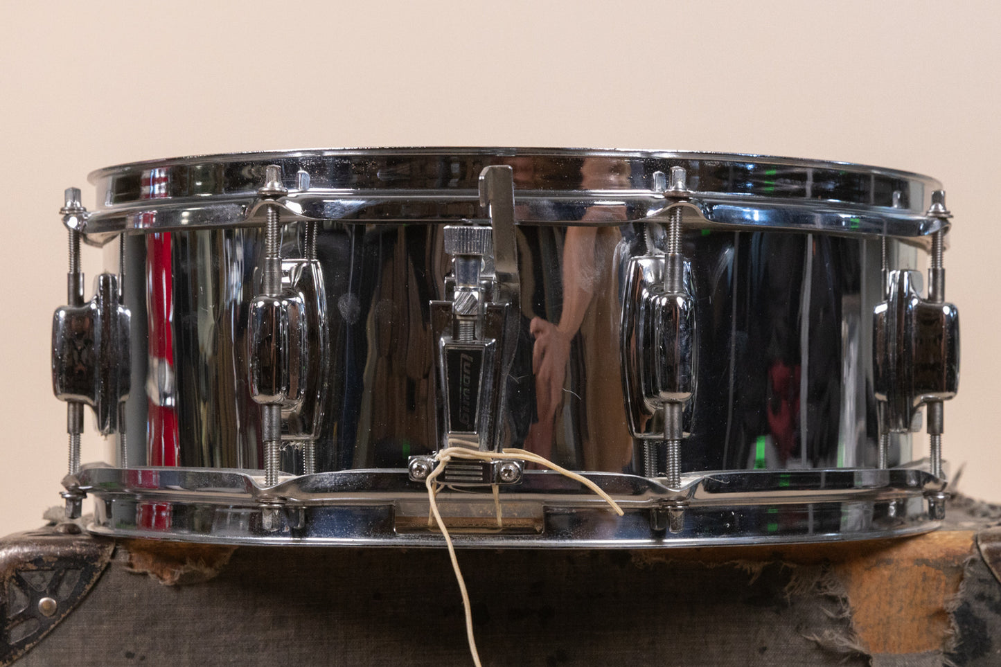 1990s Ludwig 5x14 LR-717 Rocker Snare Drum