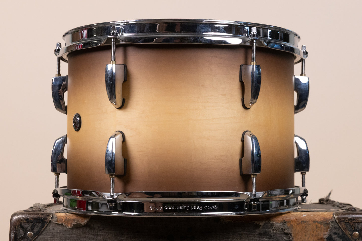 Pearl Masters Maple Complete 8x12 Satin Natural Burst Tom