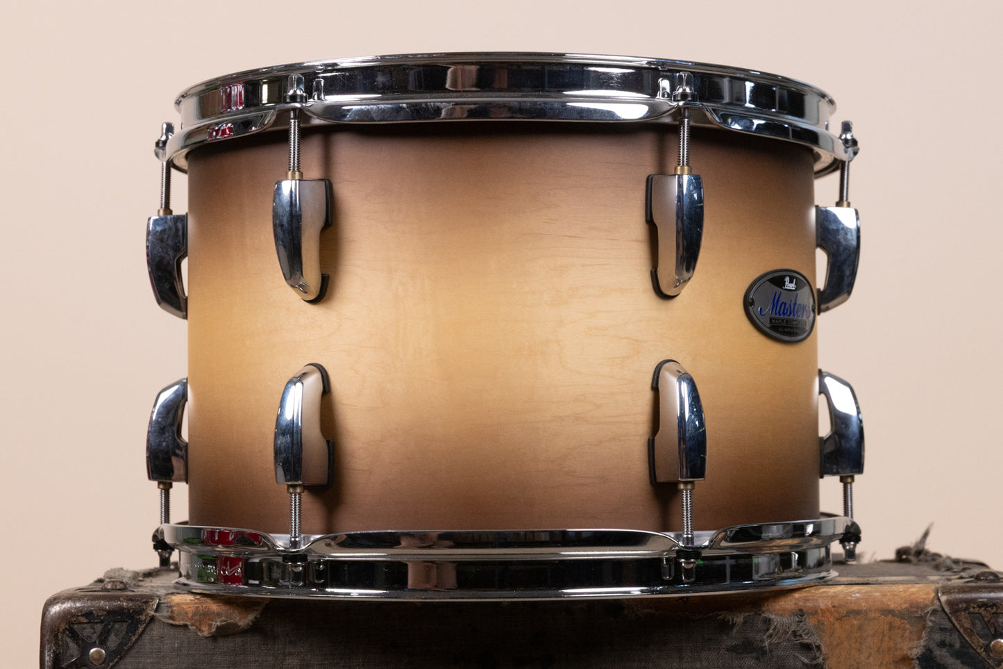 Pearl Masters Maple Complete 8x12 Satin Natural Burst Tom