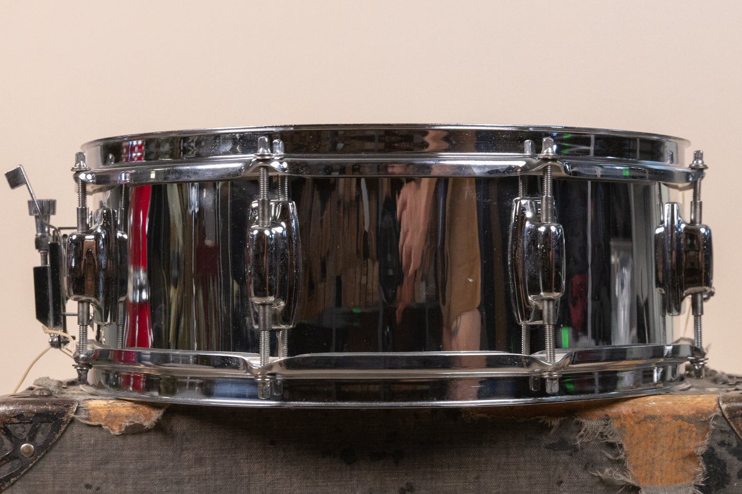 1990s Ludwig 5x14 LR-717 Rocker Snare Drum