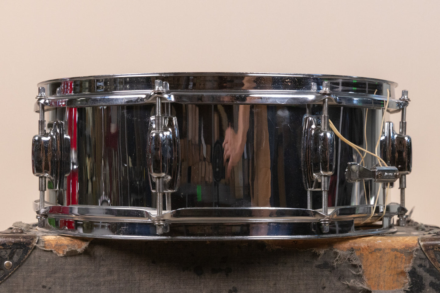1990s Ludwig 5x14 LR-717 Rocker Snare Drum