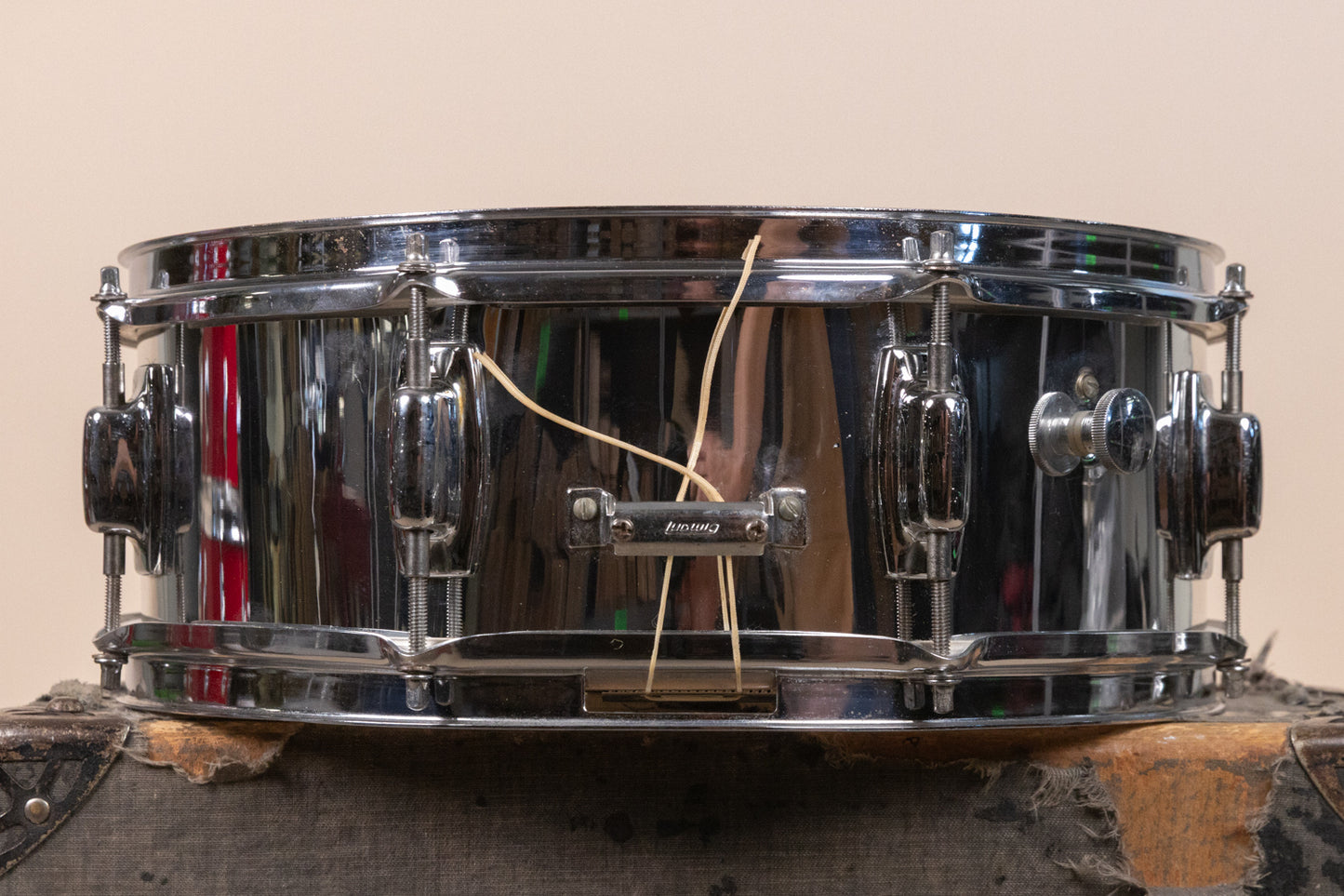 1990s Ludwig 5x14 LR-717 Rocker Snare Drum