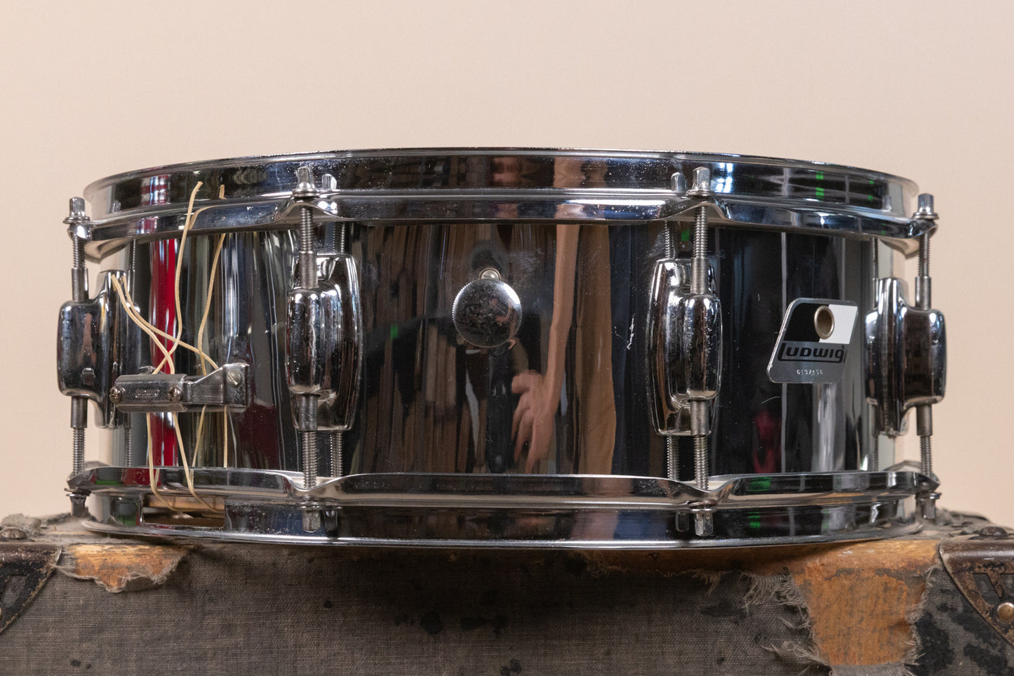1990s Ludwig 5x14 LR-717 Rocker Snare Drum