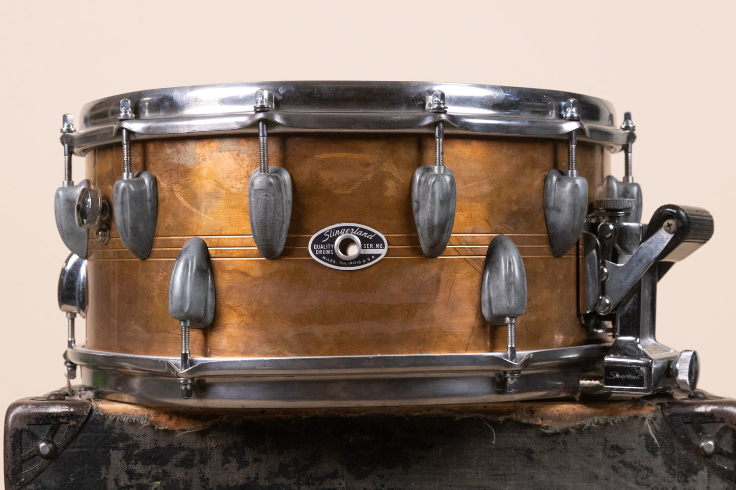 1980s Slingerland Two To One Prototype Snare Drum