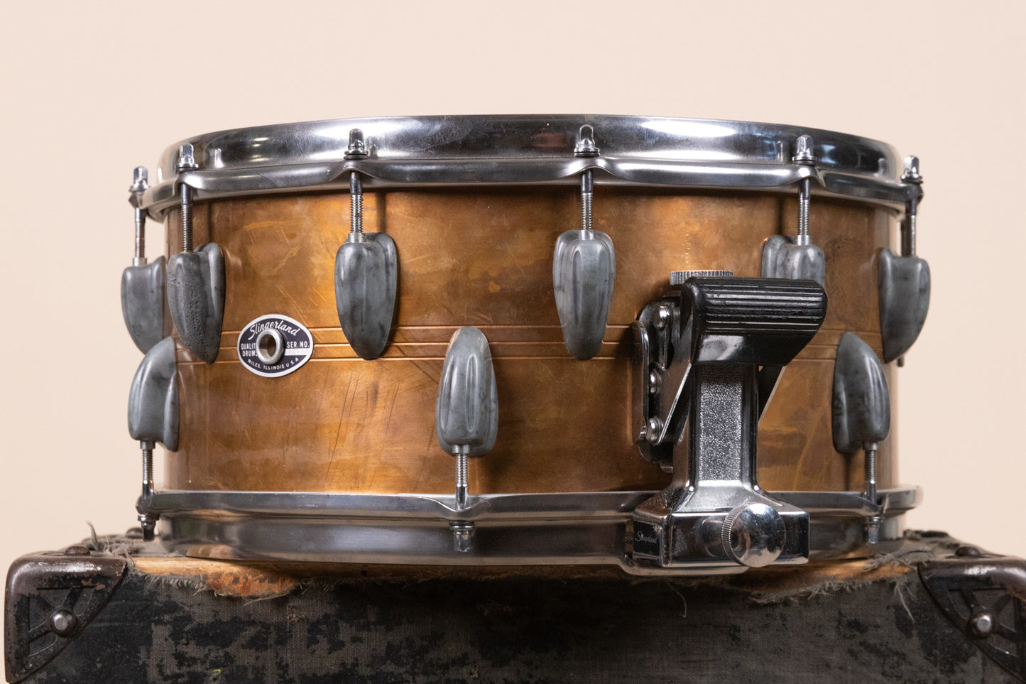 1980s Slingerland Two To One Prototype Snare Drum