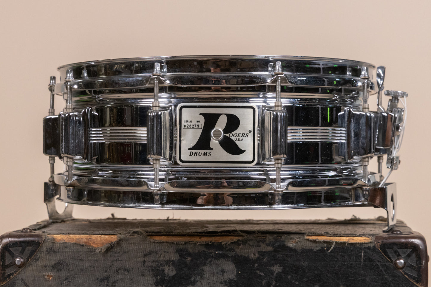 Vintage Rogers 5x14 Big R Dynasonic Snare Drum
