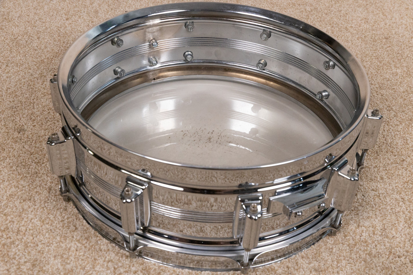 Vintage Rogers 5x14 Big R Dynasonic Snare Drum