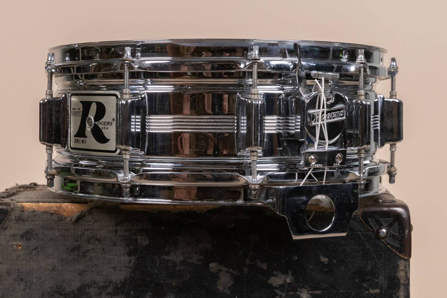 Vintage Rogers 5x14 Big R Dynasonic Snare Drum