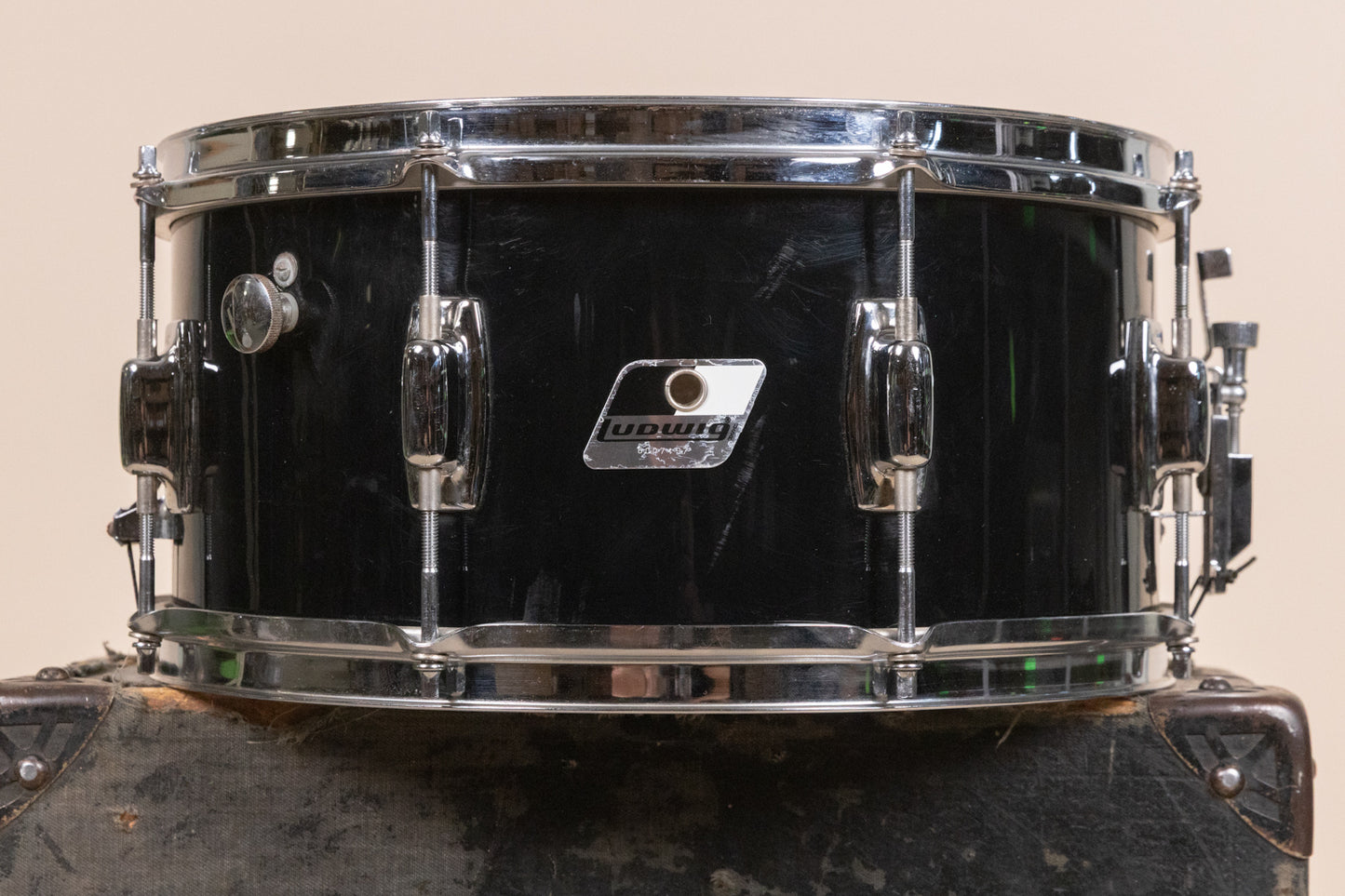 Ludwig 6.5x14 Black Cortex Rocker Snare Drum