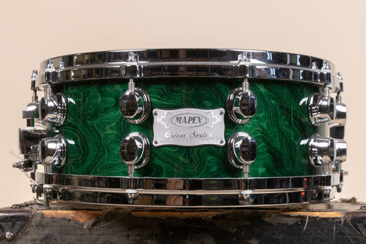Mapex Orion 5.5x14 Emerald Green Snare Drum