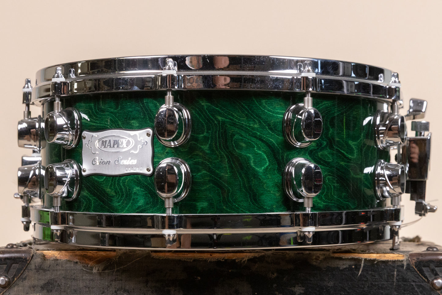 Mapex Orion 5.5x14 Emerald Green Snare Drum
