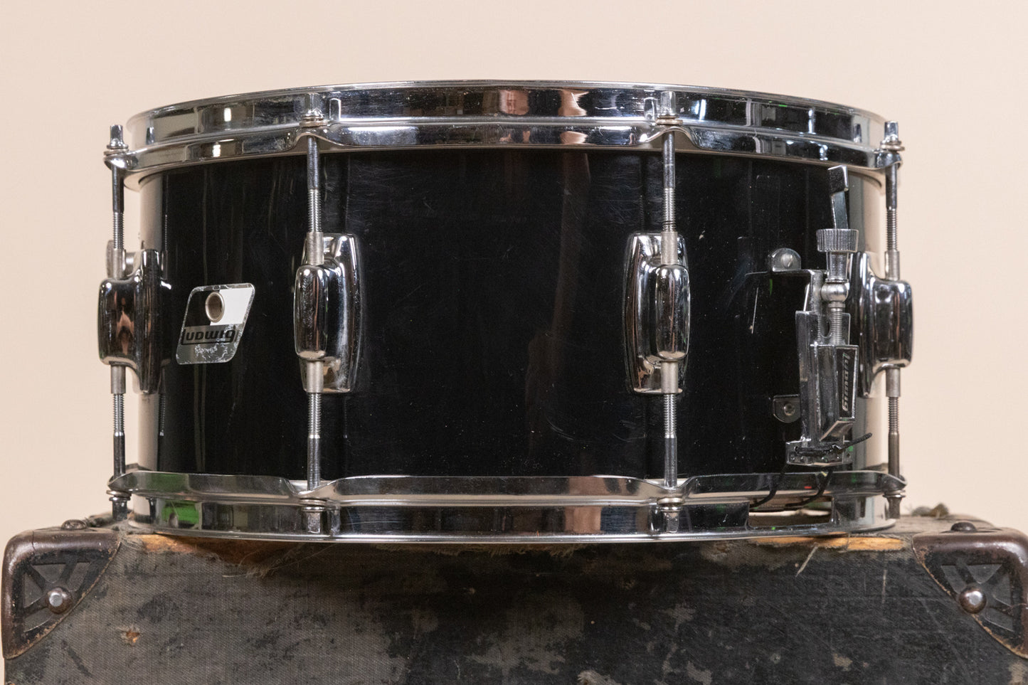 Ludwig 6.5x14 Black Cortex Rocker Snare Drum