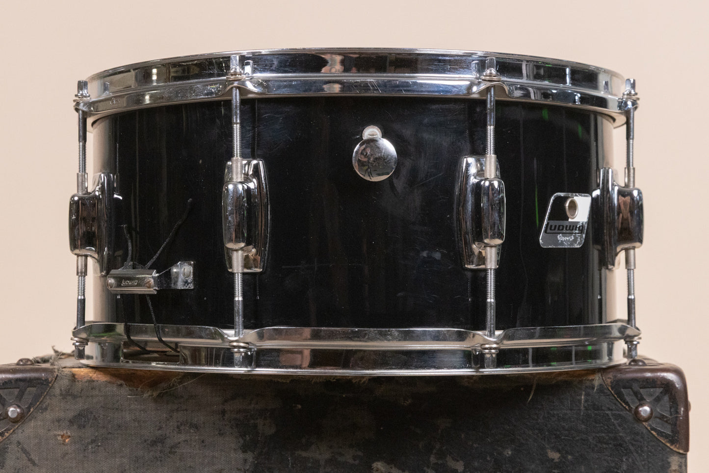 Ludwig 6.5x14 Black Cortex Rocker Snare Drum