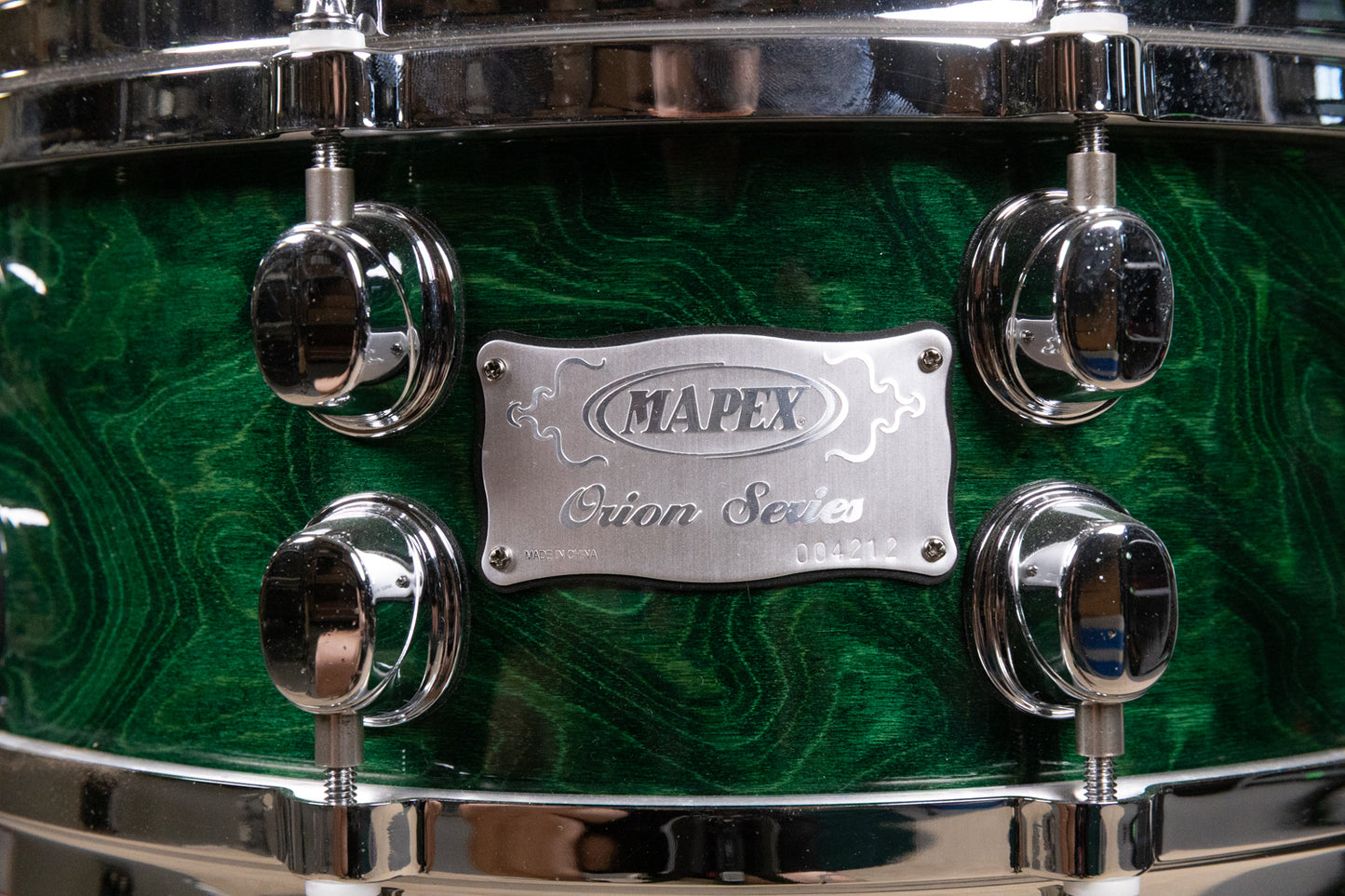 Mapex Orion 5.5x14 Emerald Green Snare Drum