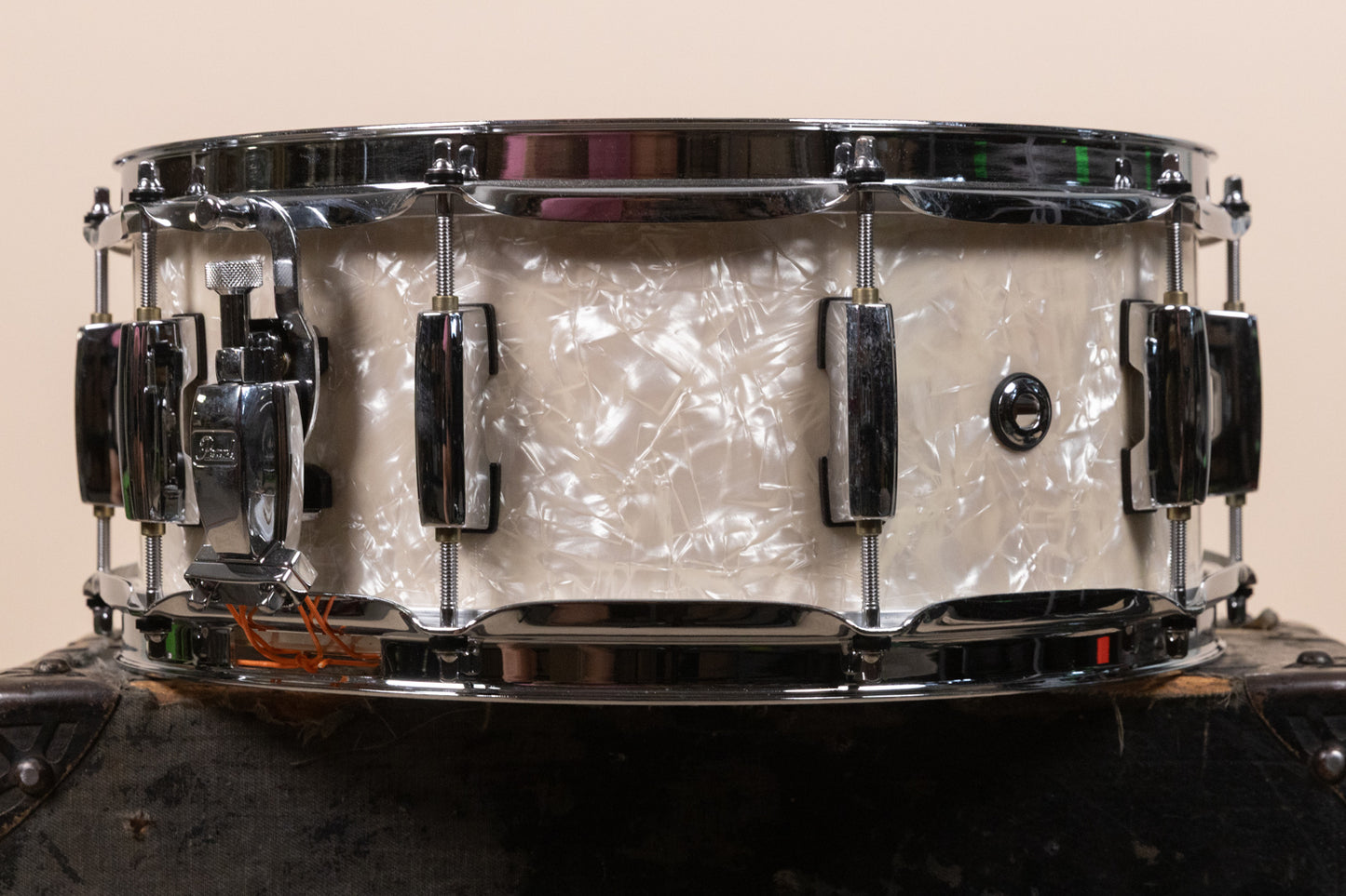 Pearl 5.5x14 Session Studio Select Nicotine White Marine Pearl Snare Drum
