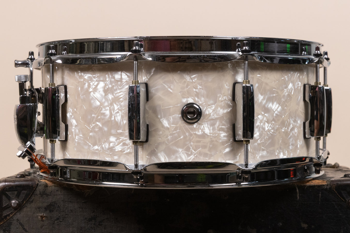 Pearl 5.5x14 Session Studio Select Nicotine White Marine Pearl Snare Drum