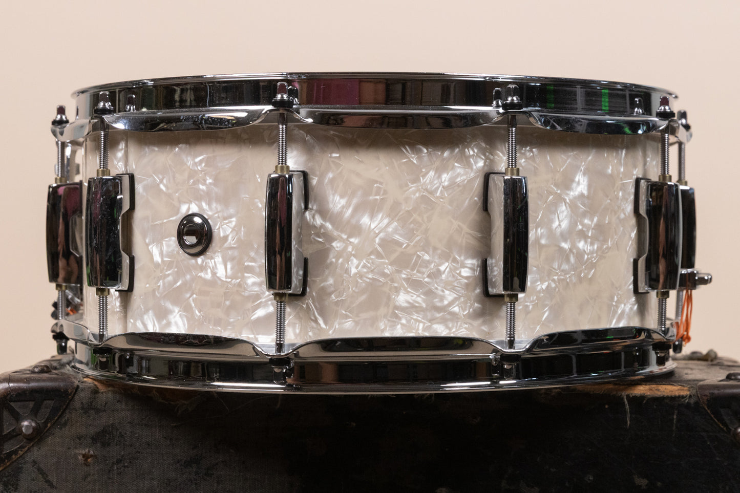 Pearl 5.5x14 Session Studio Select Nicotine White Marine Pearl Snare Drum