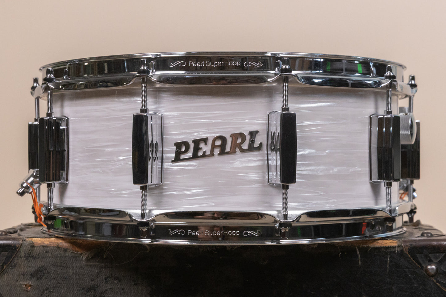 Pearl President Series 5.5x14 Phenolic White Oyster Snare Drum