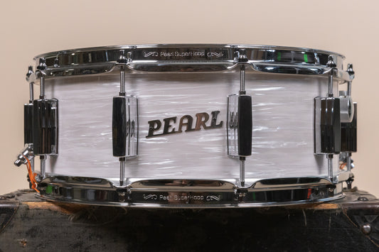 Pearl President Series 5.5x14 Phenolic White Oyster Snare Drum