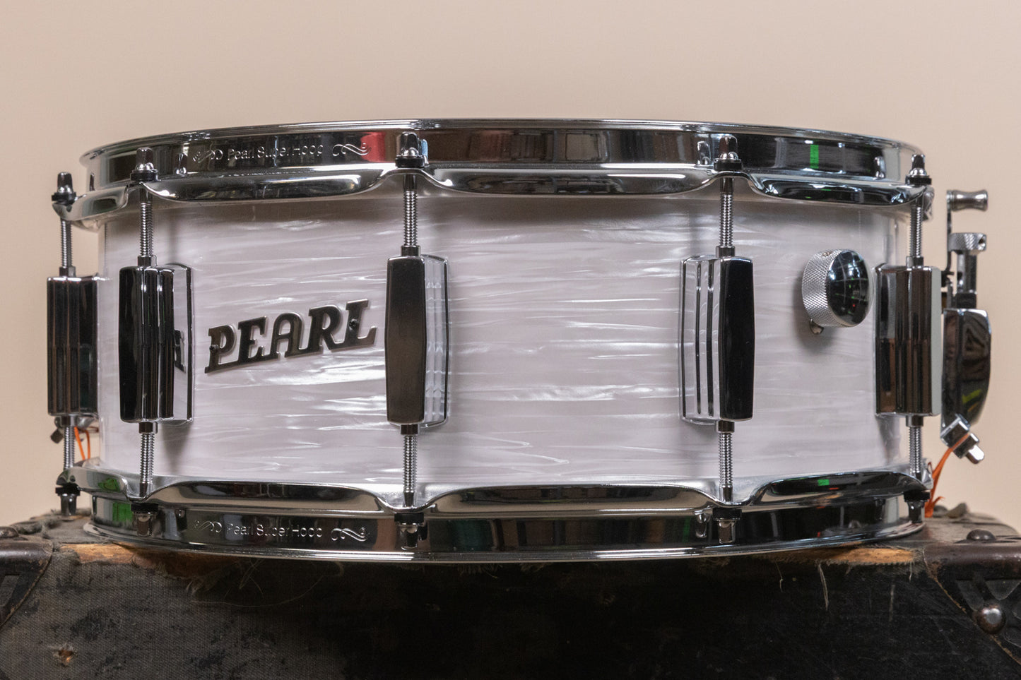Pearl President Series 5.5x14 Phenolic White Oyster Snare Drum