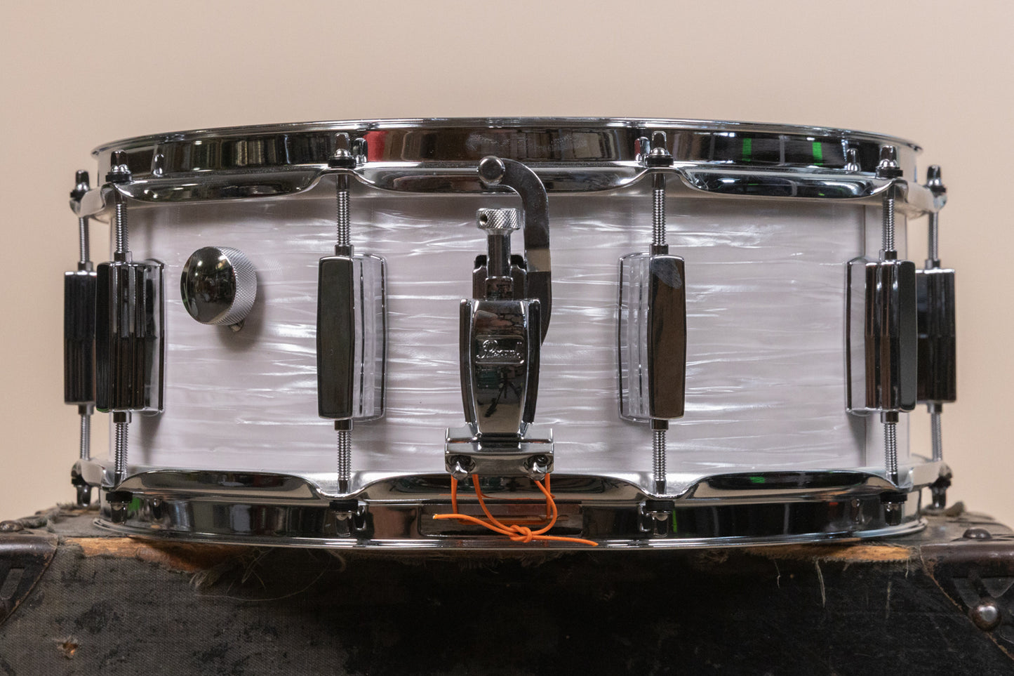 Pearl President Series 5.5x14 Phenolic White Oyster Snare Drum