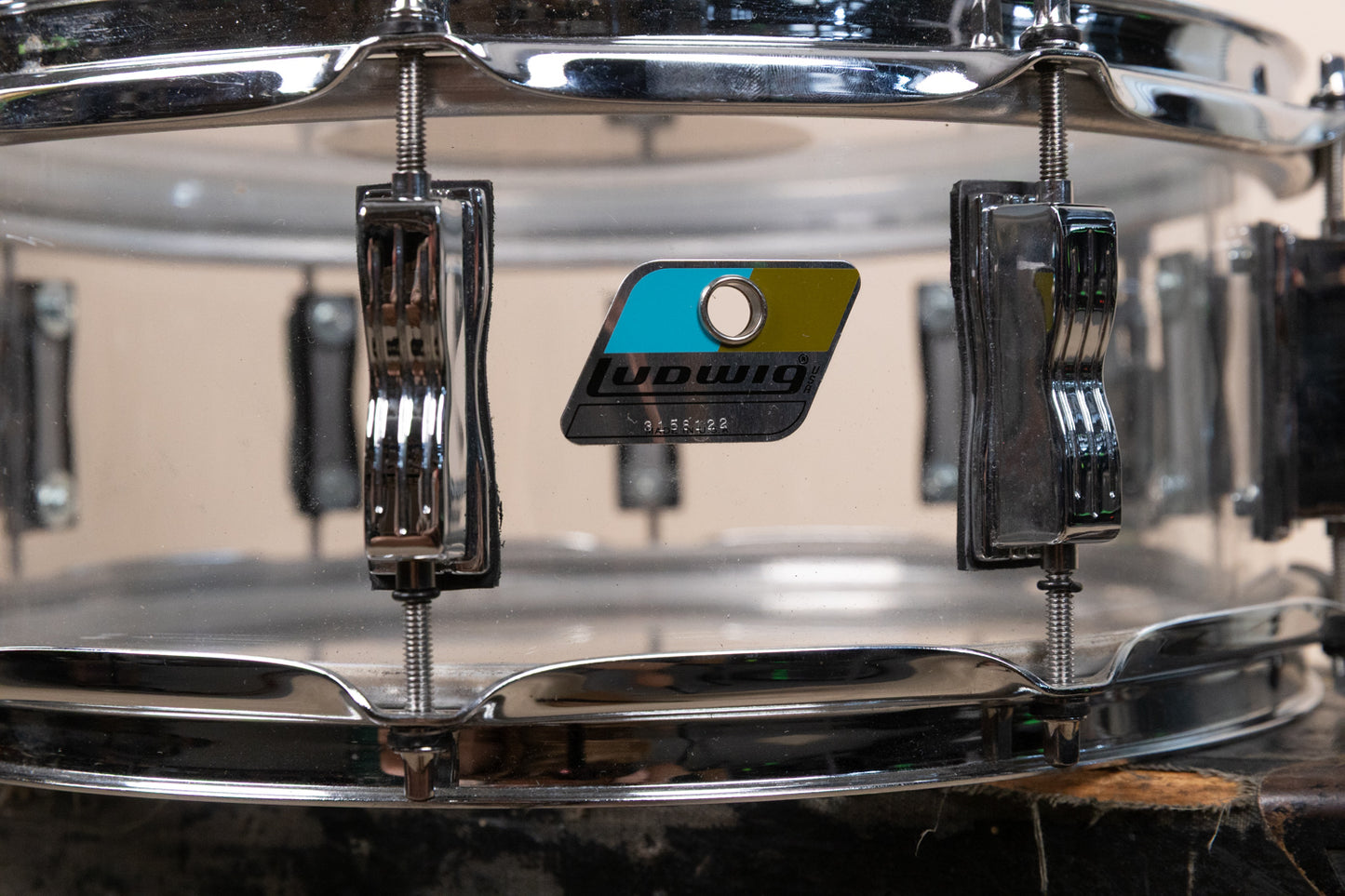 Ludwig 5x14 Clear Vistalite Reissue Snare Drum