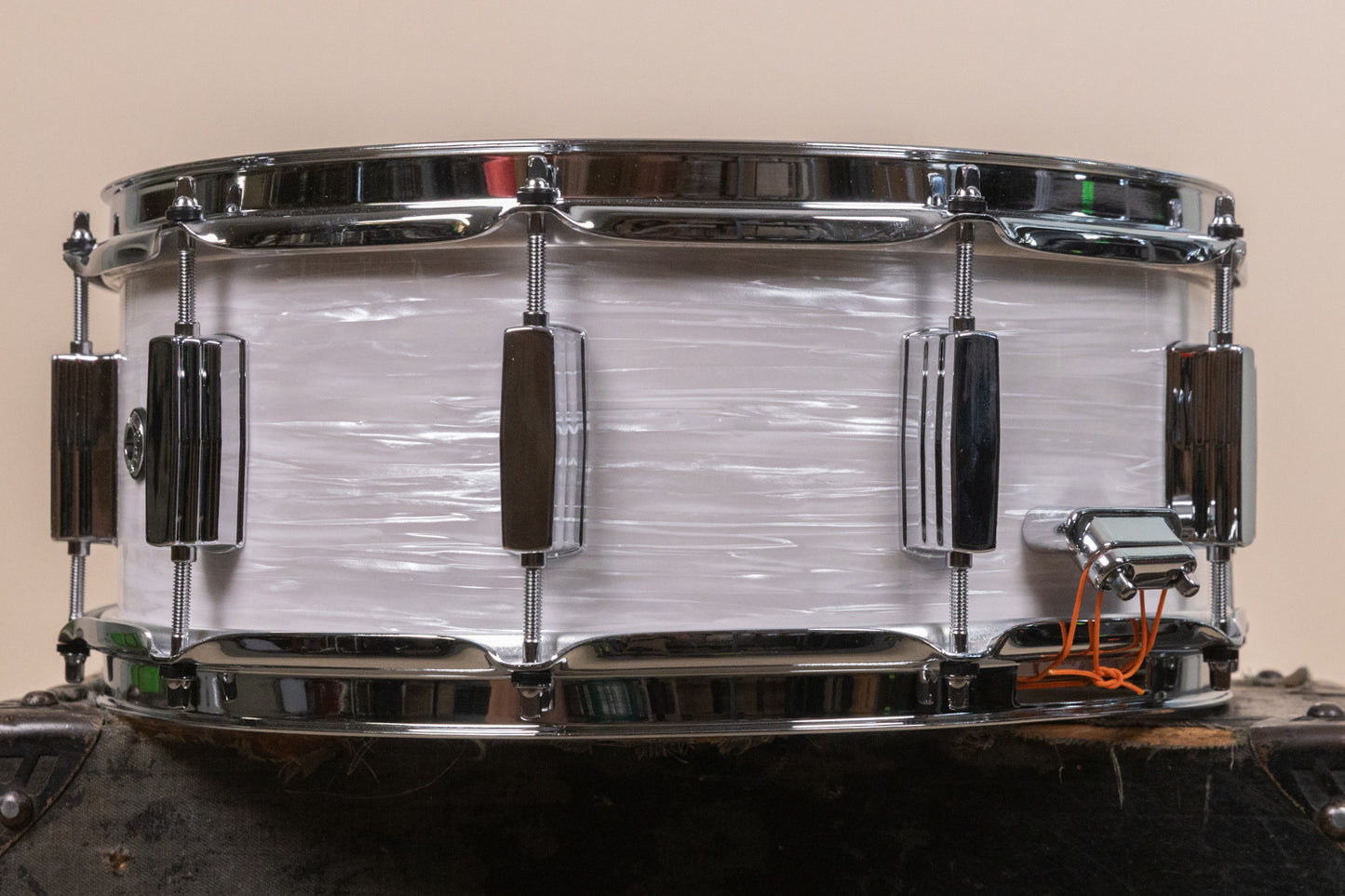 Pearl President Series 5.5x14 Phenolic White Oyster Snare Drum