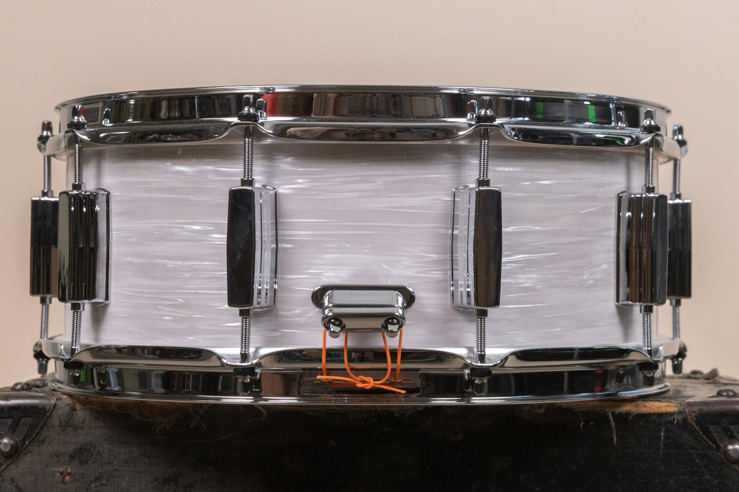Pearl President Series 5.5x14 Phenolic White Oyster Snare Drum