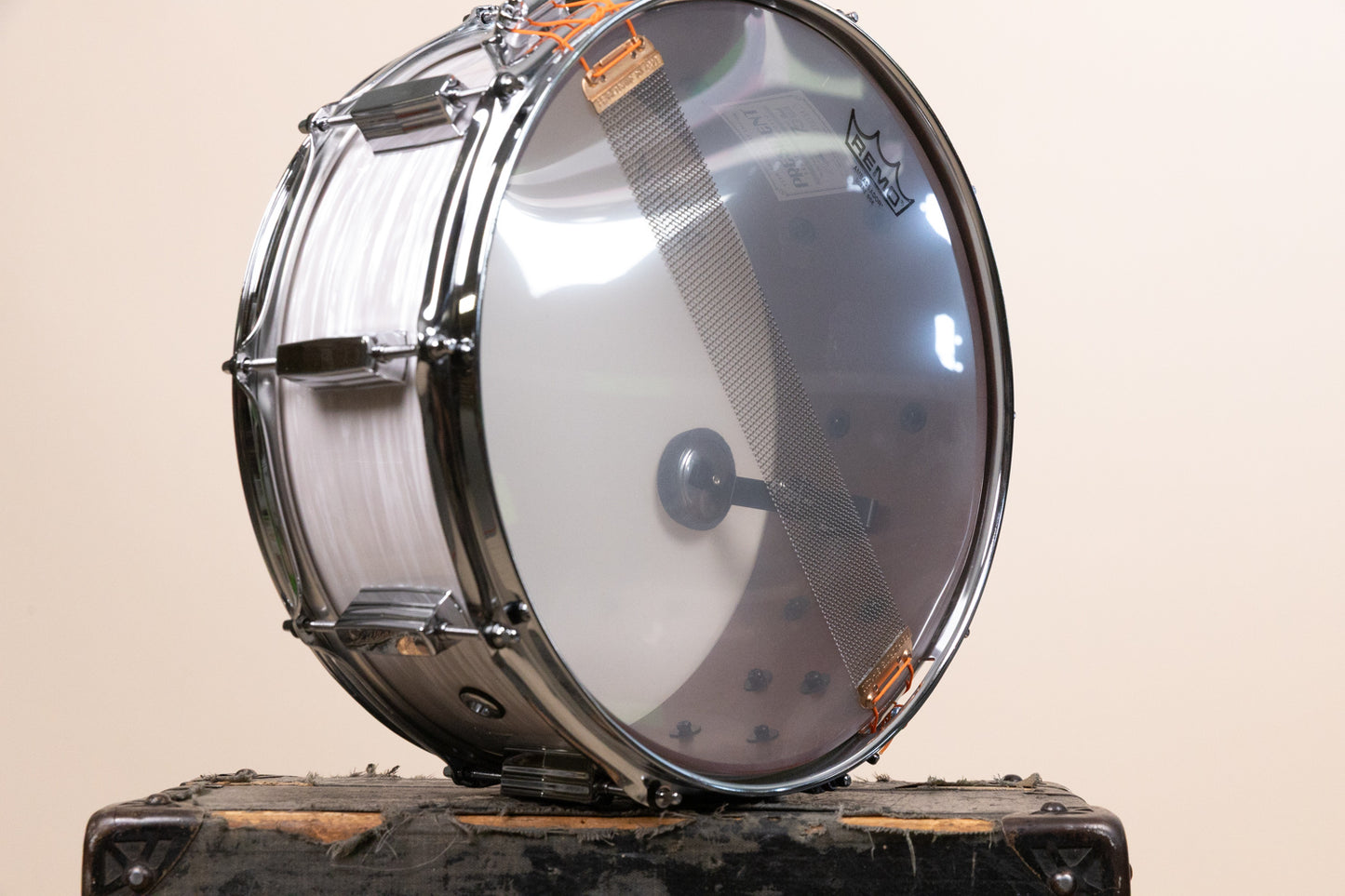 Pearl President Series 5.5x14 Phenolic White Oyster Snare Drum