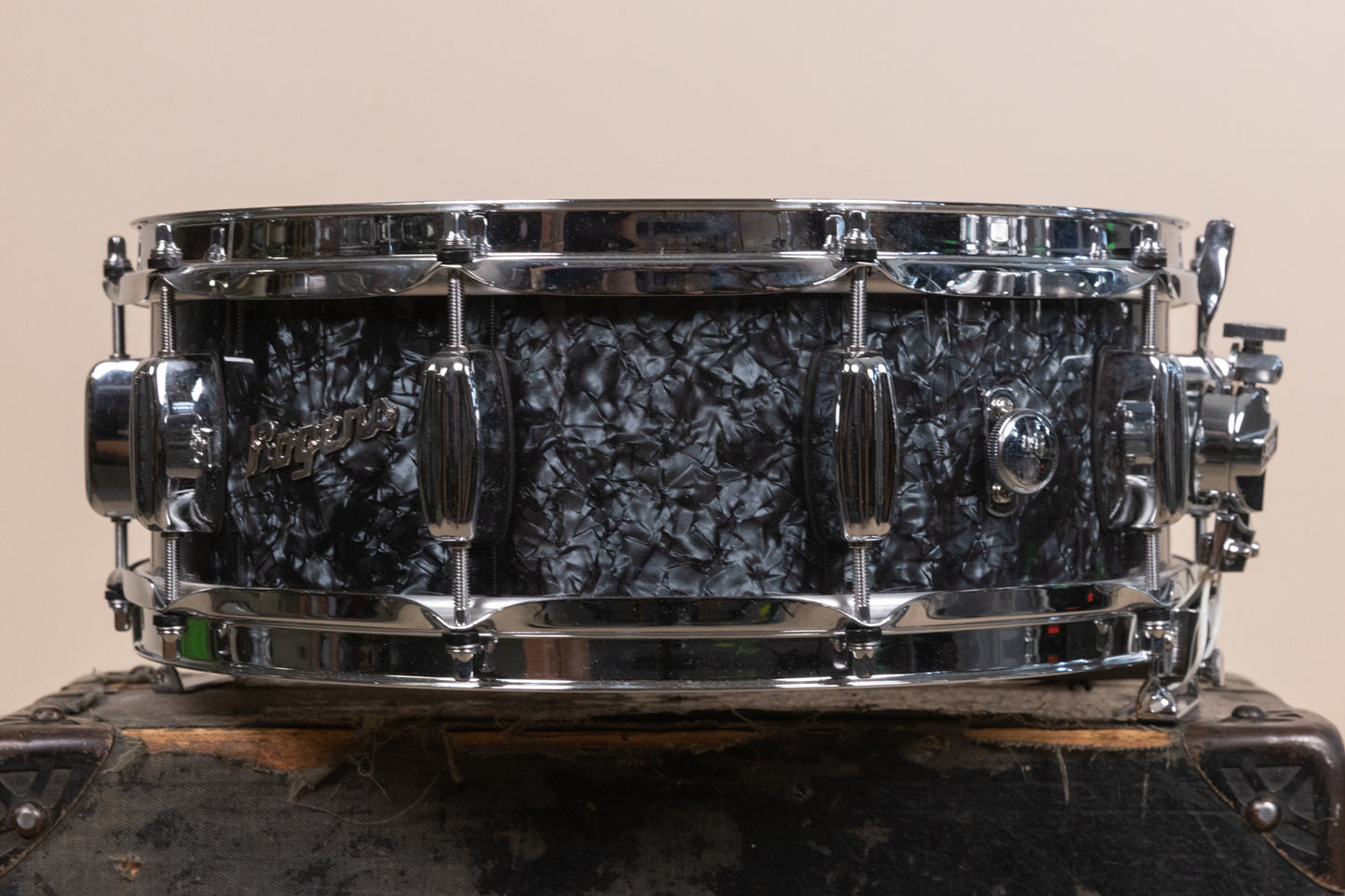 Rogers 5x14 Black Diamond Pearl Dyna-Sonic Snare Drum