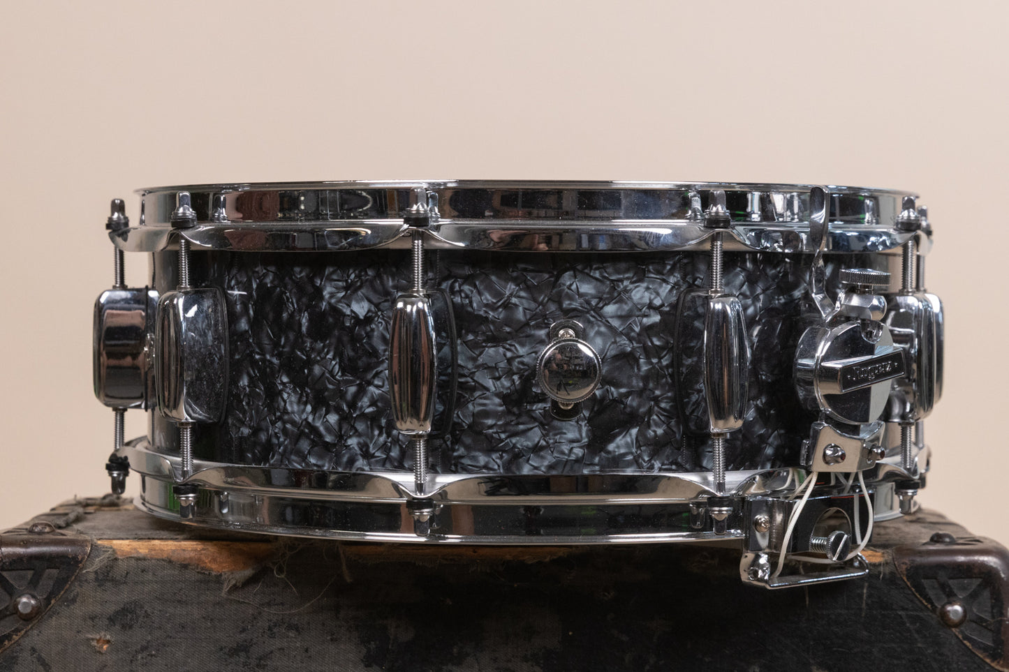 Rogers 5x14 Black Diamond Pearl Dyna-Sonic Snare Drum