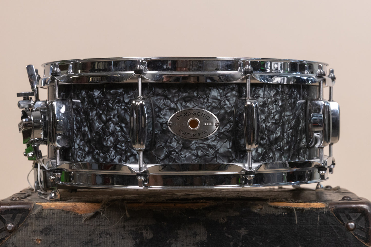 Rogers 5x14 Black Diamond Pearl Dyna-Sonic Snare Drum