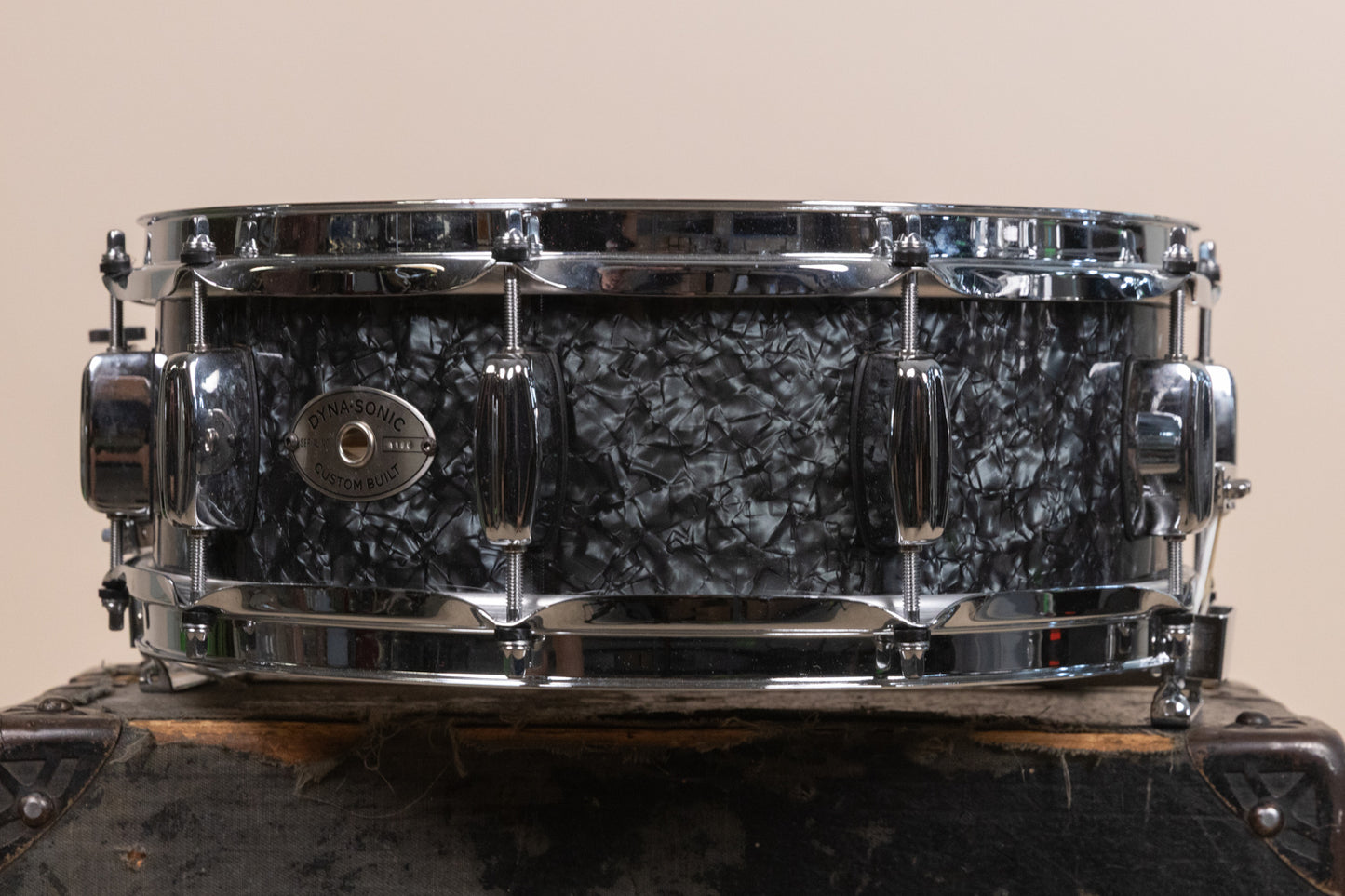Rogers 5x14 Black Diamond Pearl Dyna-Sonic Snare Drum