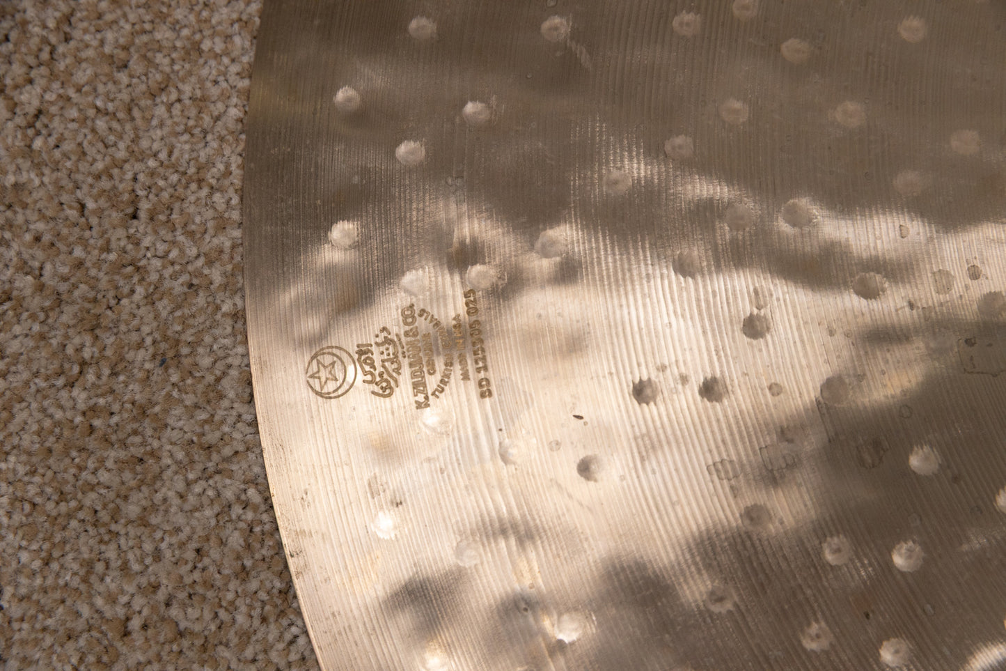 Zildjian 22" K Constantinople Thin Overhammered Ride Cymbal 2162g