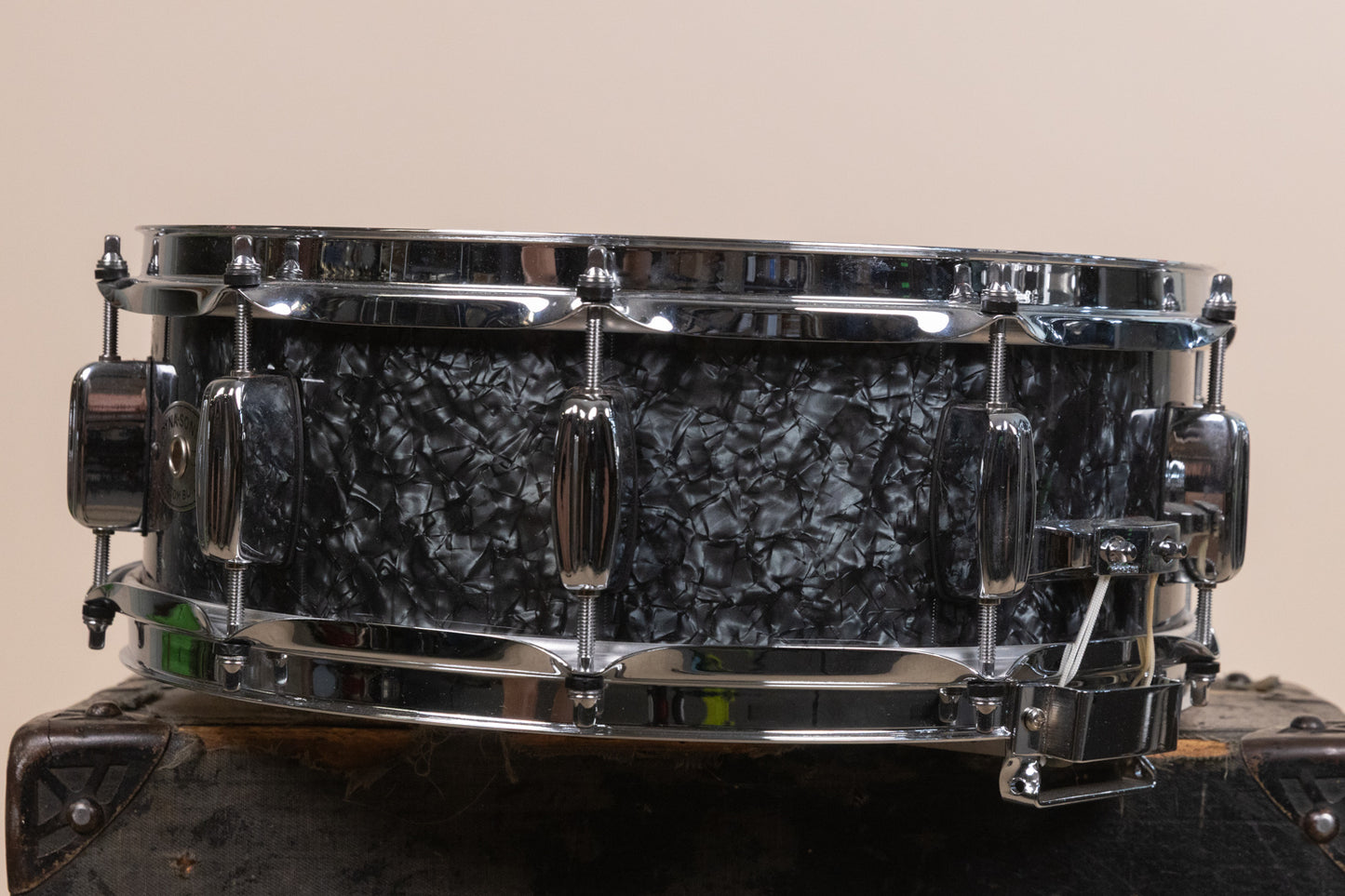 Rogers 5x14 Black Diamond Pearl Dyna-Sonic Snare Drum