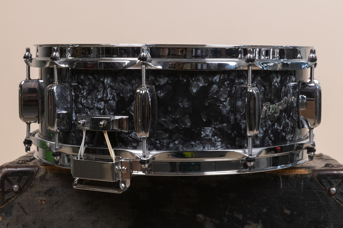 Rogers 5x14 Black Diamond Pearl Dyna-Sonic Snare Drum